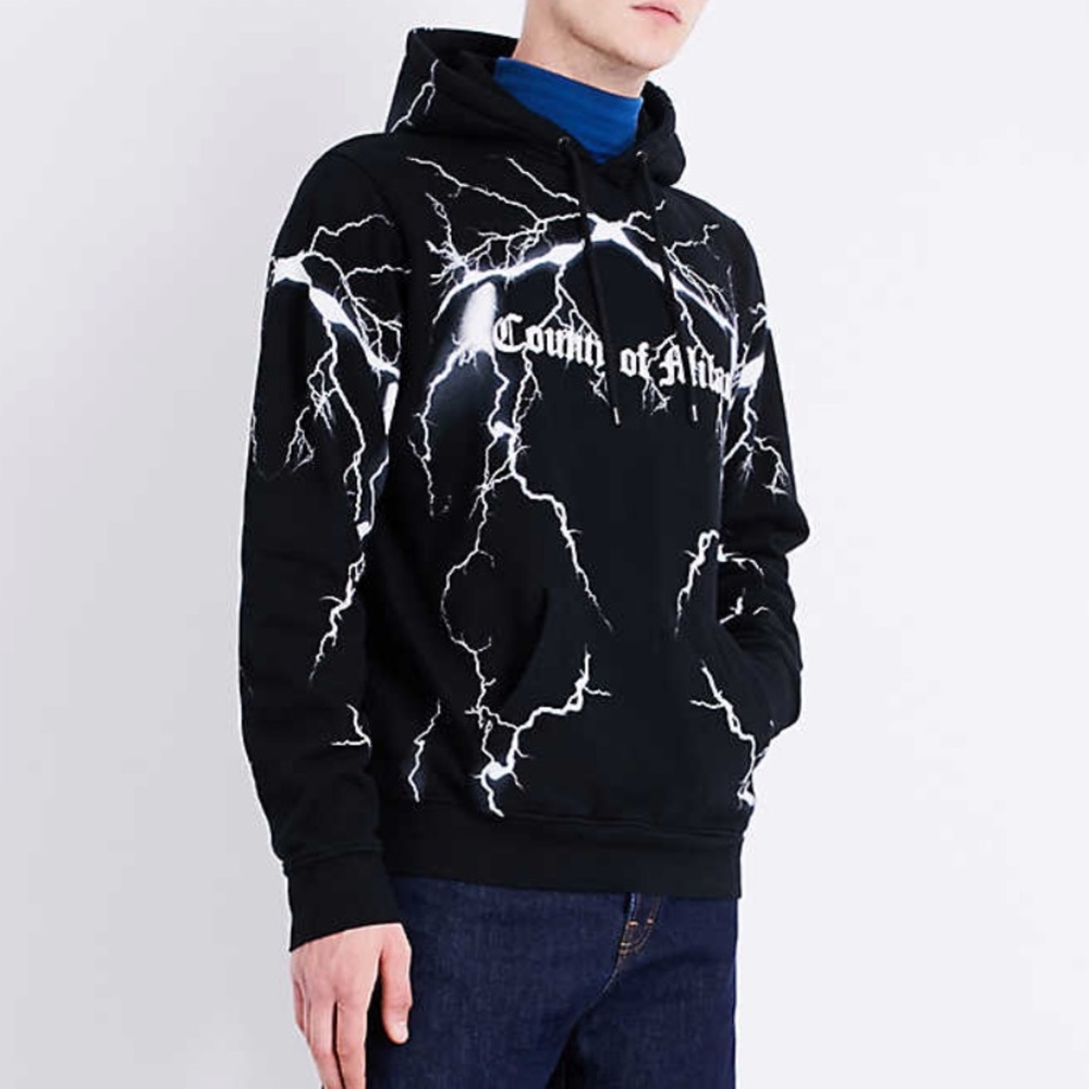 Marcelo Burlon Lightning County of Milan hoodie M